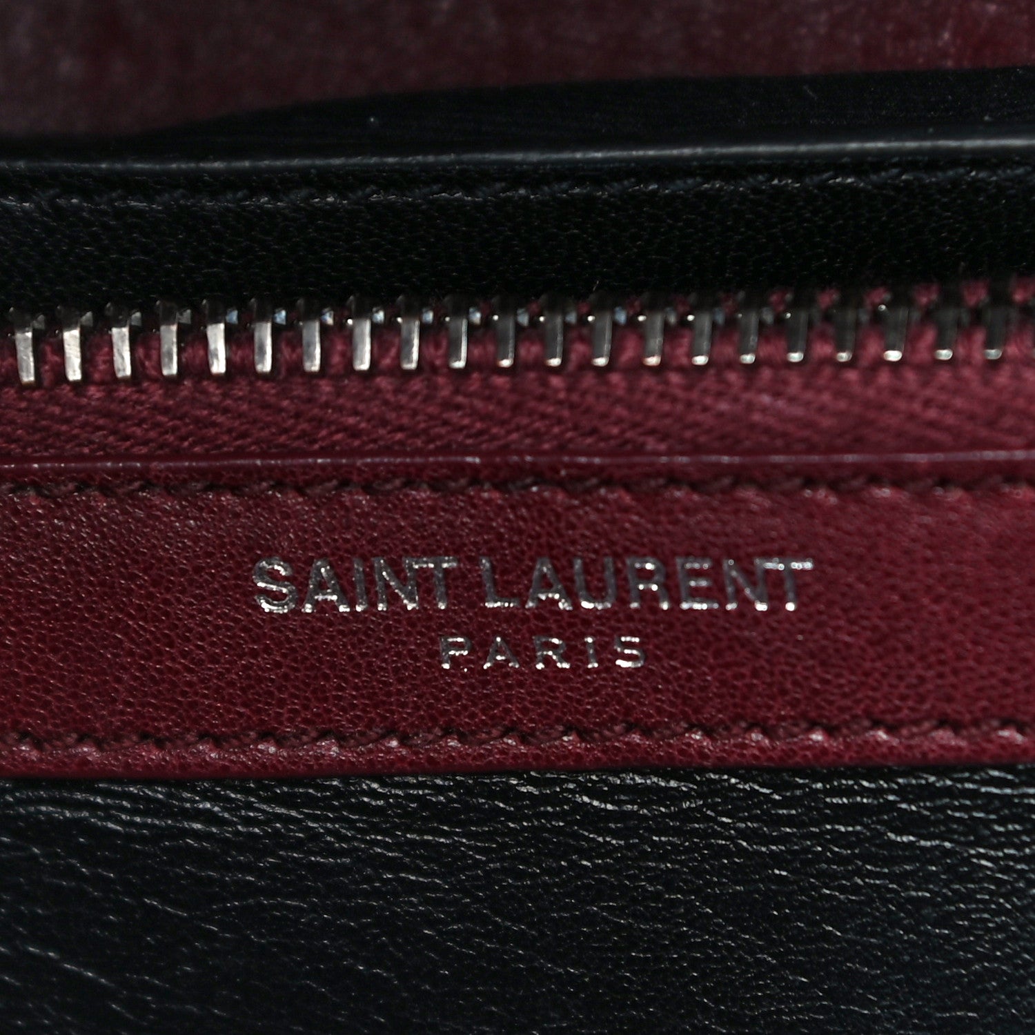 Saint Laurent Sheepskin Matelasse Chevron Medium College Bag Rouge Legion 7 of 15