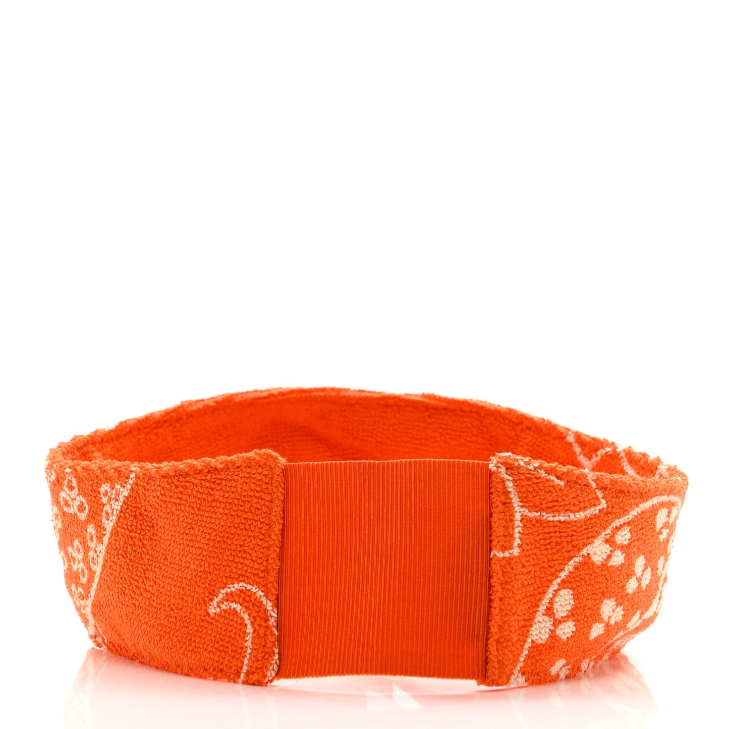 Cotton Les Leopards Golf Visor Geranium White