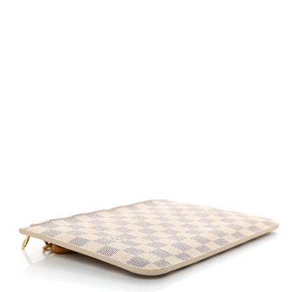 Louis Vuitton Damier Azur Neverfull MM GM Pochette Rose Ballerine 4 of 8