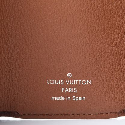 Louis Vuitton Calfskin Lockmini Wallet Caramel 7 of 8