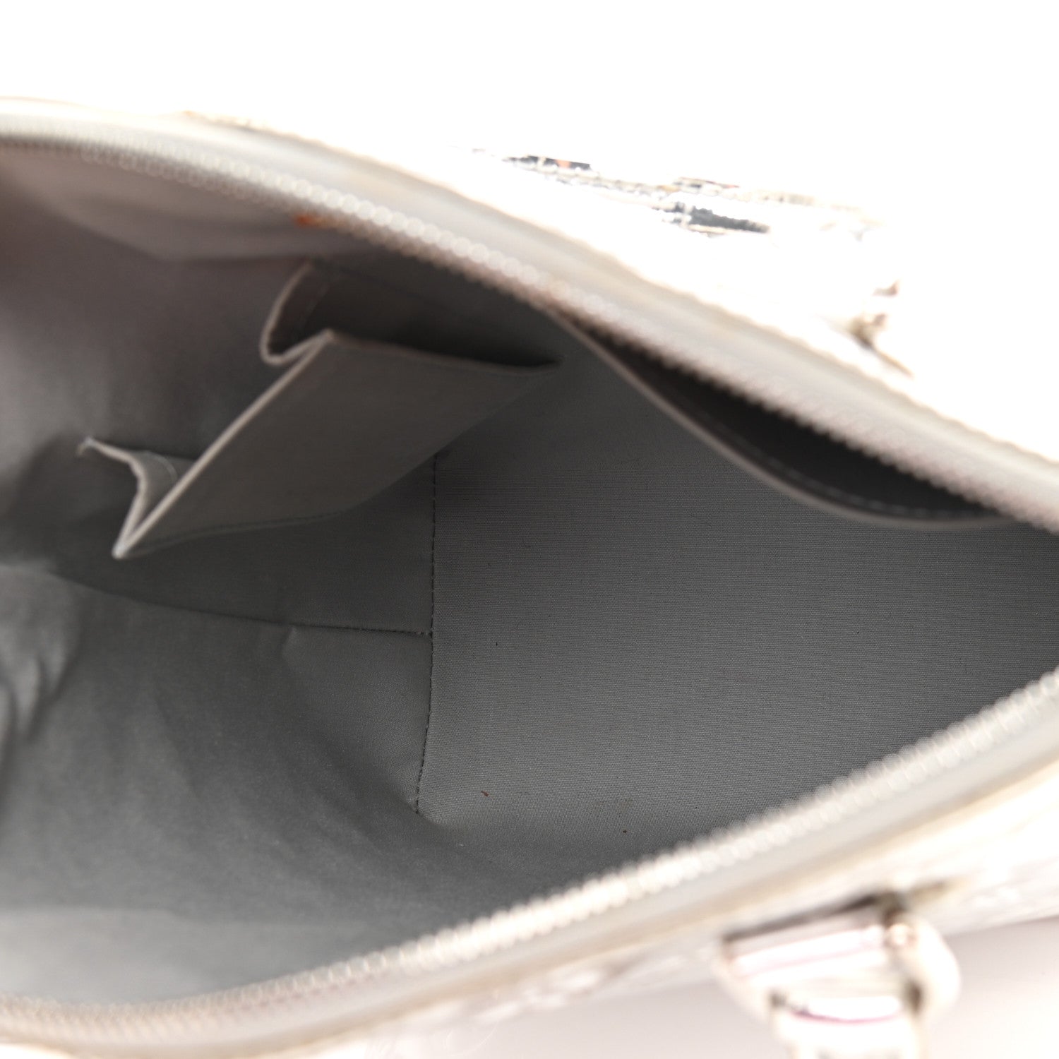 Louis Vuitton Monogram Miroir Lockit Silver 4 of 19
