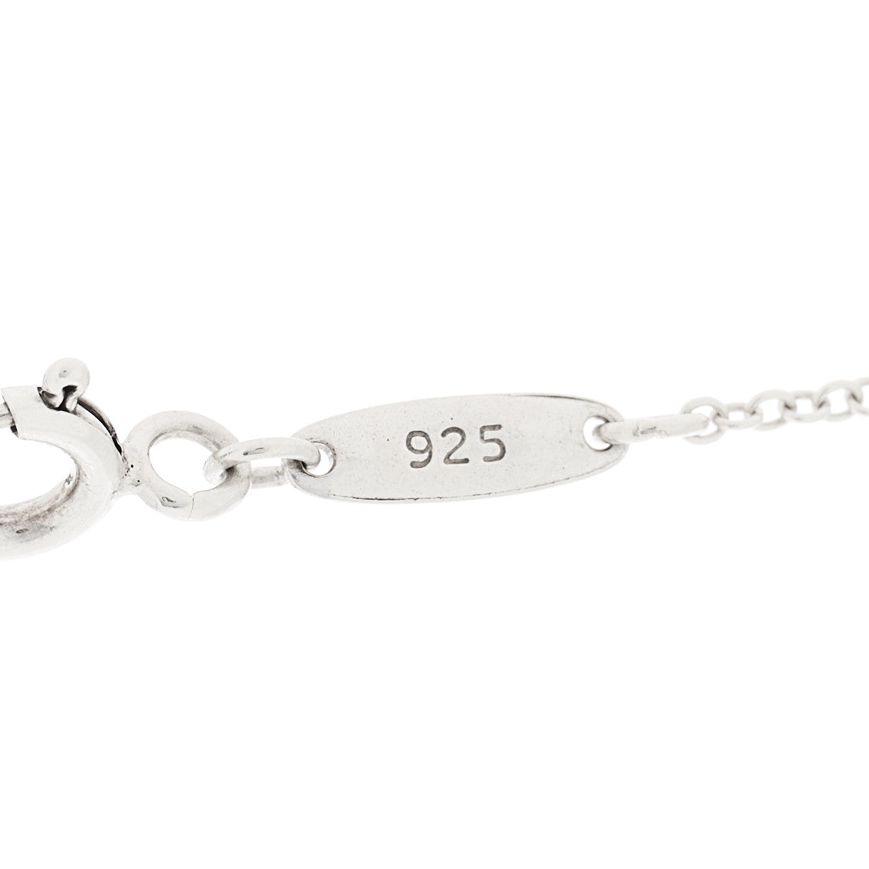 Sterling Silver 12mm Elsa Peretti Tear Drop Pendant Necklace
