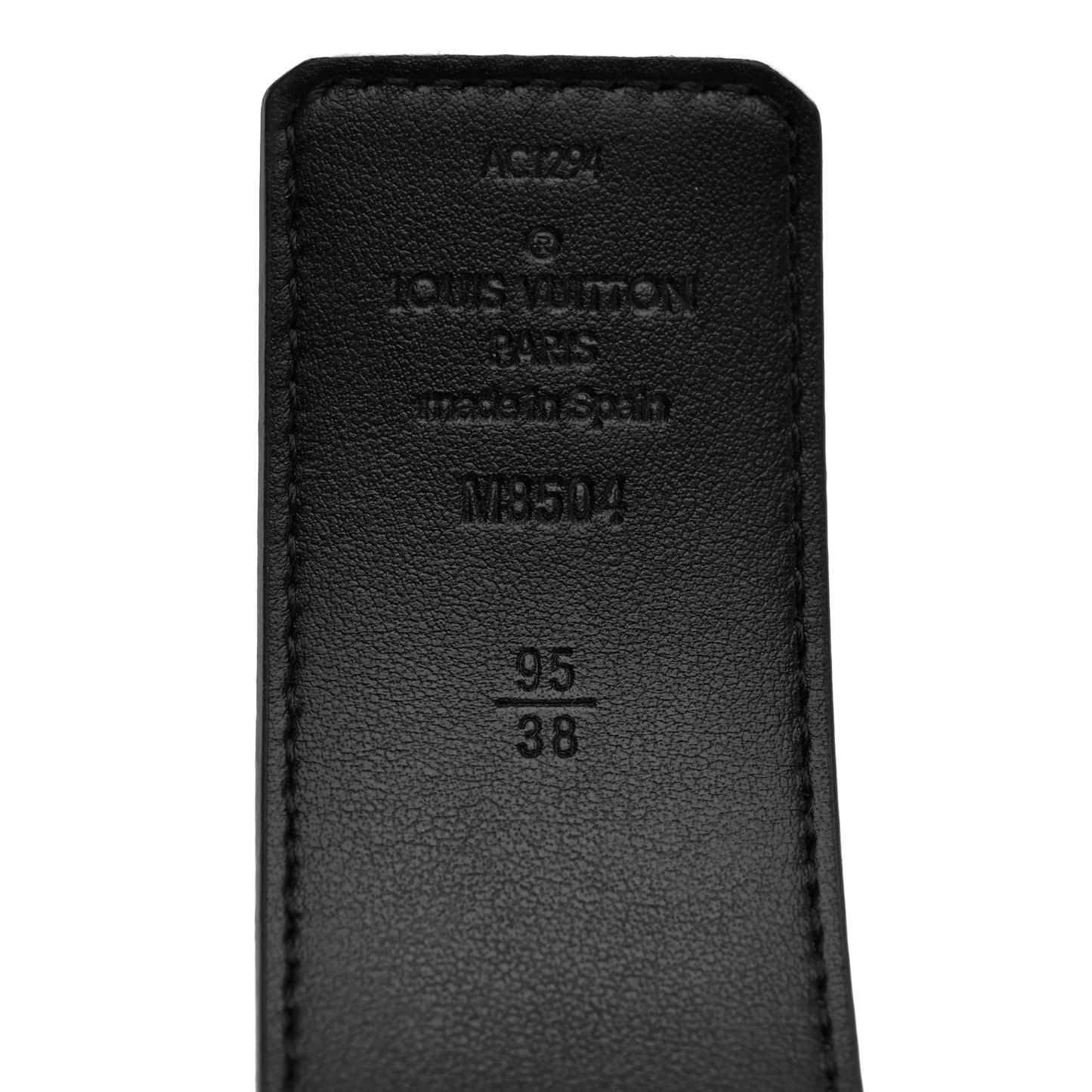 Monogram Eclipse 40mm LV Line Initiales Reversible 95 38 Belt Black