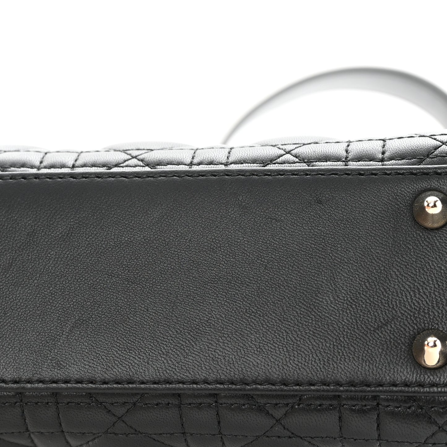 Lambskin Cannage Small My ABCDior Lady Dior Black