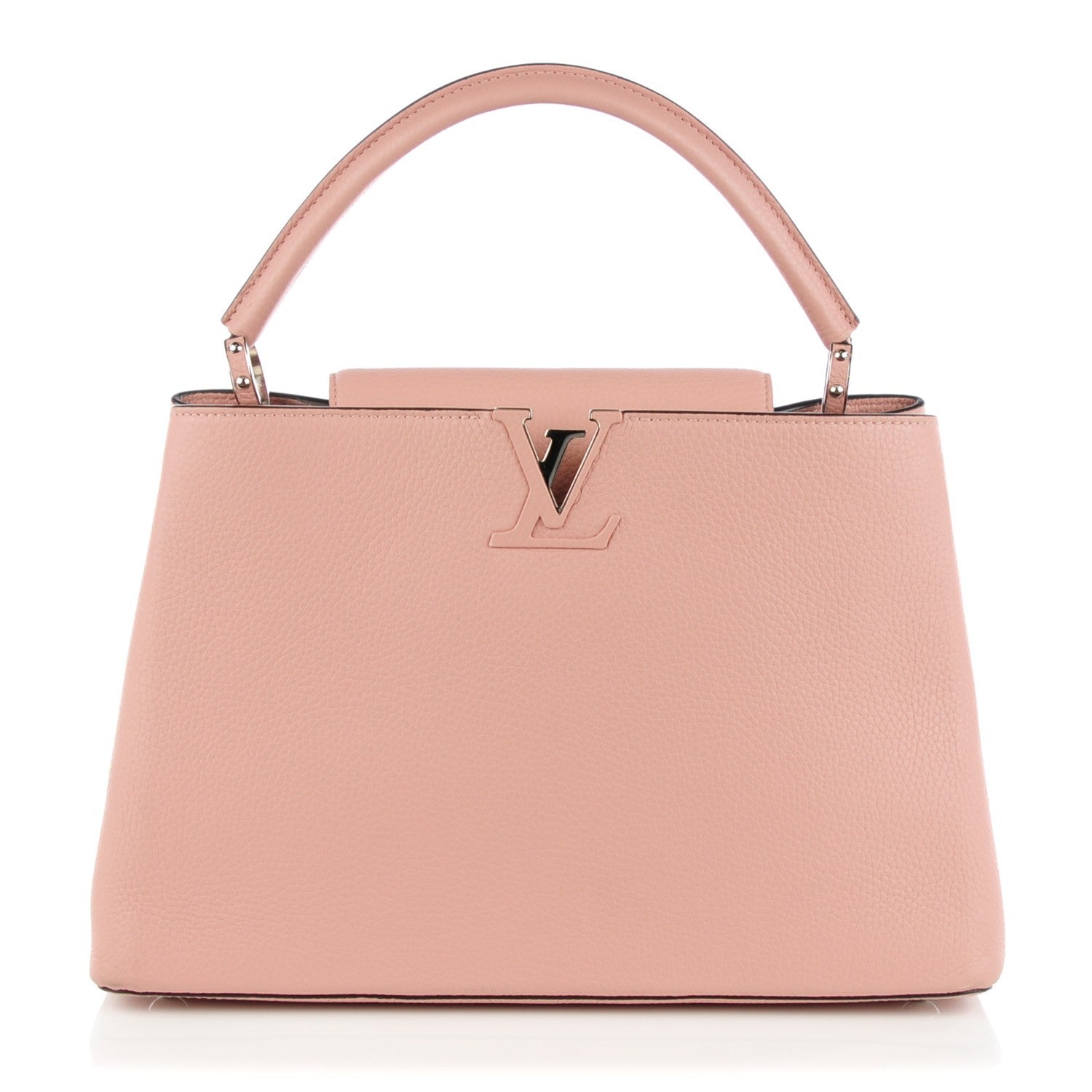 Louis Vuitton Taurillon Capucines MM Magnolia 1 of 8
