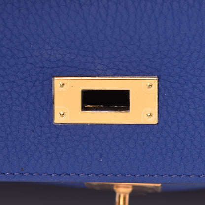 Hermes Togo Kelly Retourne 28 Bleu Electrique 15 of 32