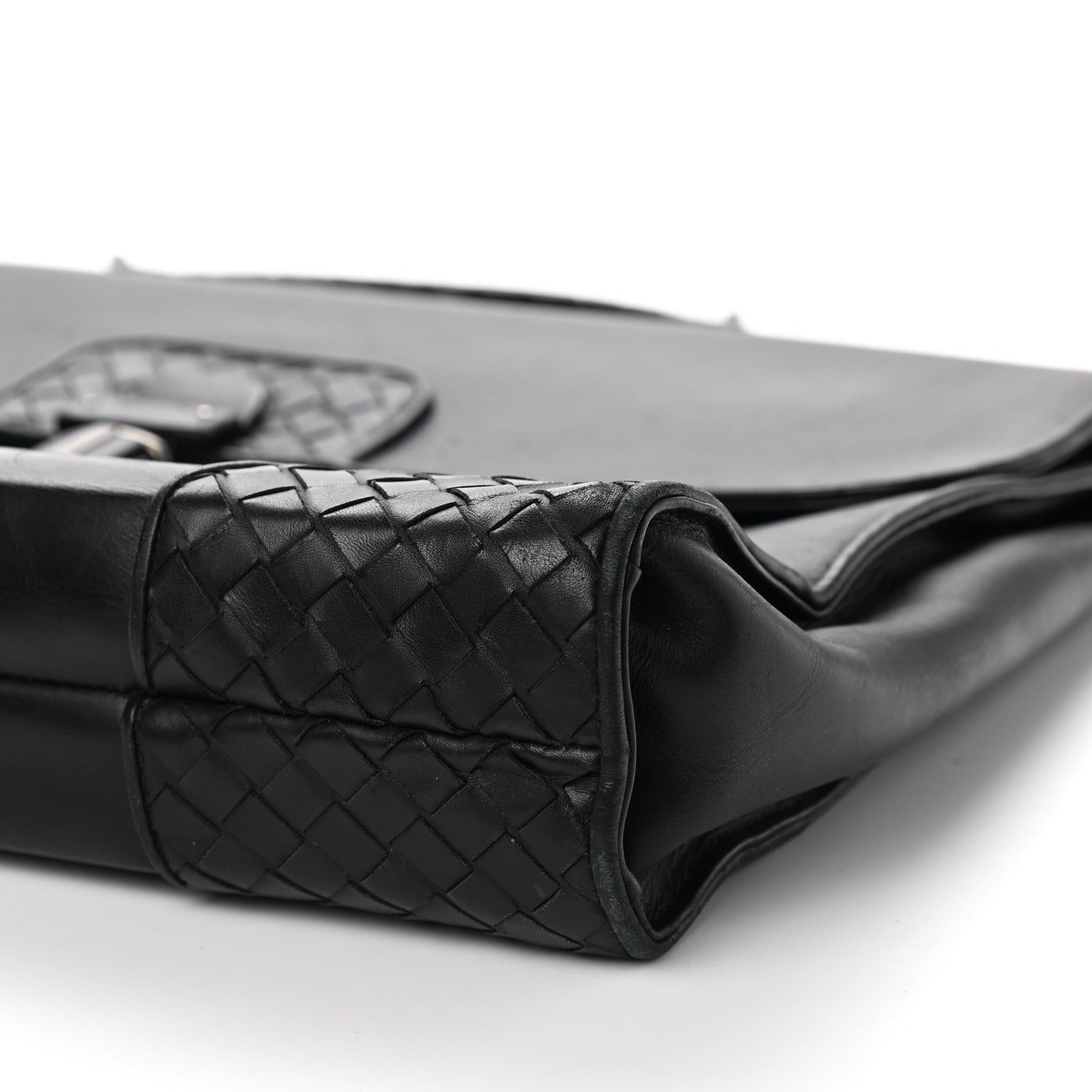 Bottega Veneta Nappa Intrecciato Briefcase Black 9 of 12