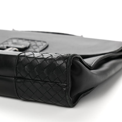 Bottega Veneta Nappa Intrecciato Briefcase Black 9 of 12