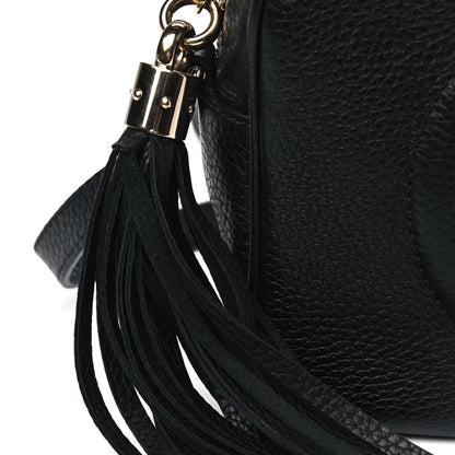 Gucci Pebbled Calfskin Small Soho Disco Bag Black 9 of 9