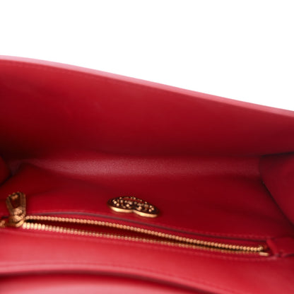 Dolce & Gabbana DOLCE &amp; GABBANA Calfskin Medium Devotion Crossbody Bag Red 5 of 10