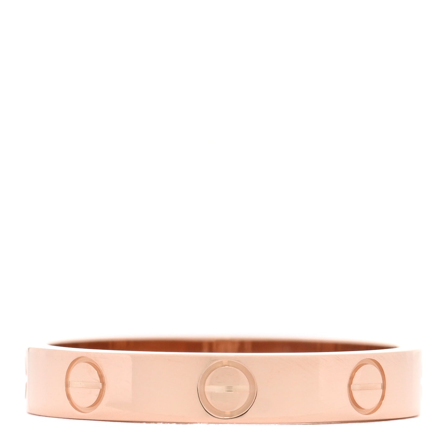 18K Pink Gold 3.5mm LOVE Wedding Band Ring 58 8.25