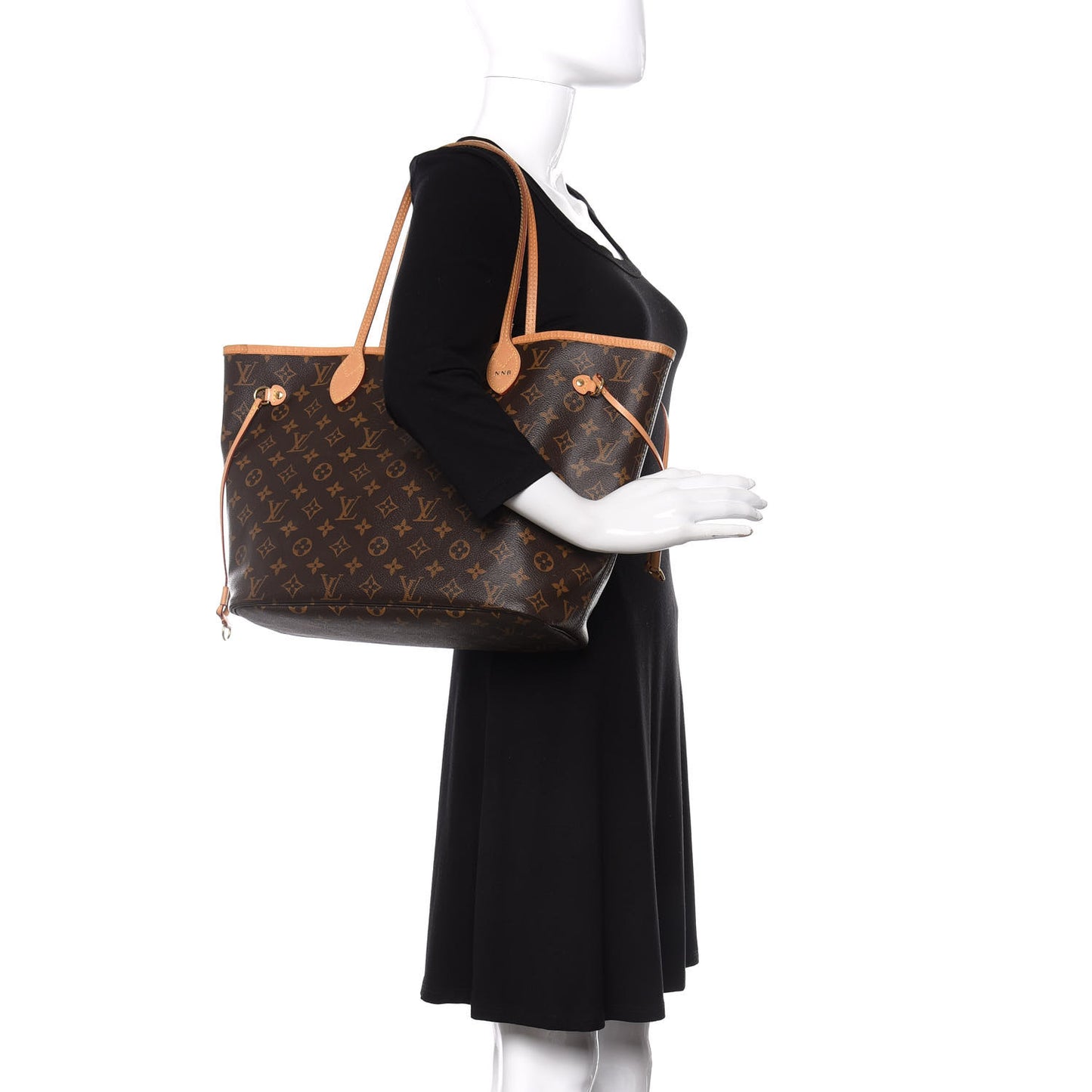 Monogram Neo Neverfull MM Rose Ballerine