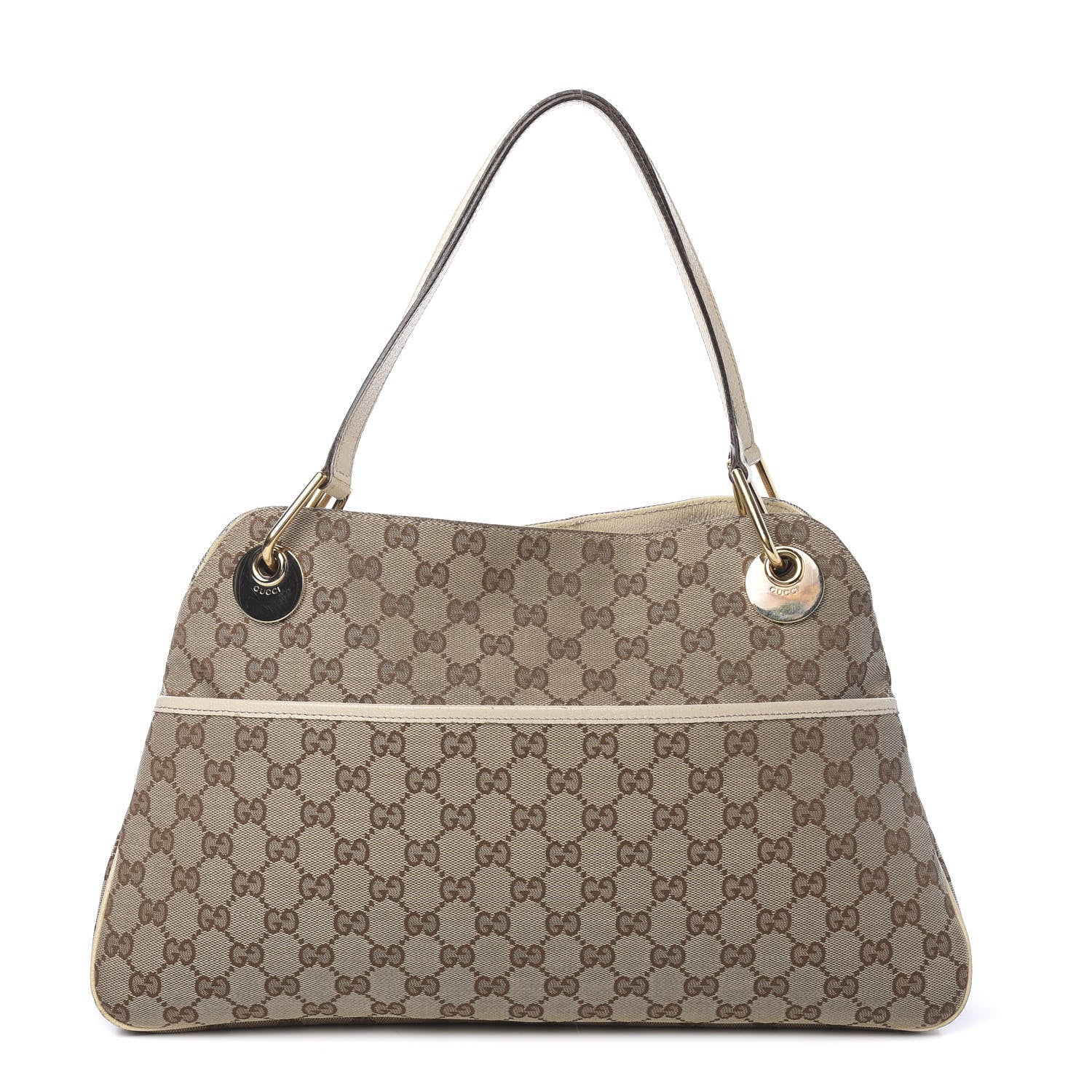 Gucci Monogram Medium Eclipse Shoulder Bag Off White 1 of 15