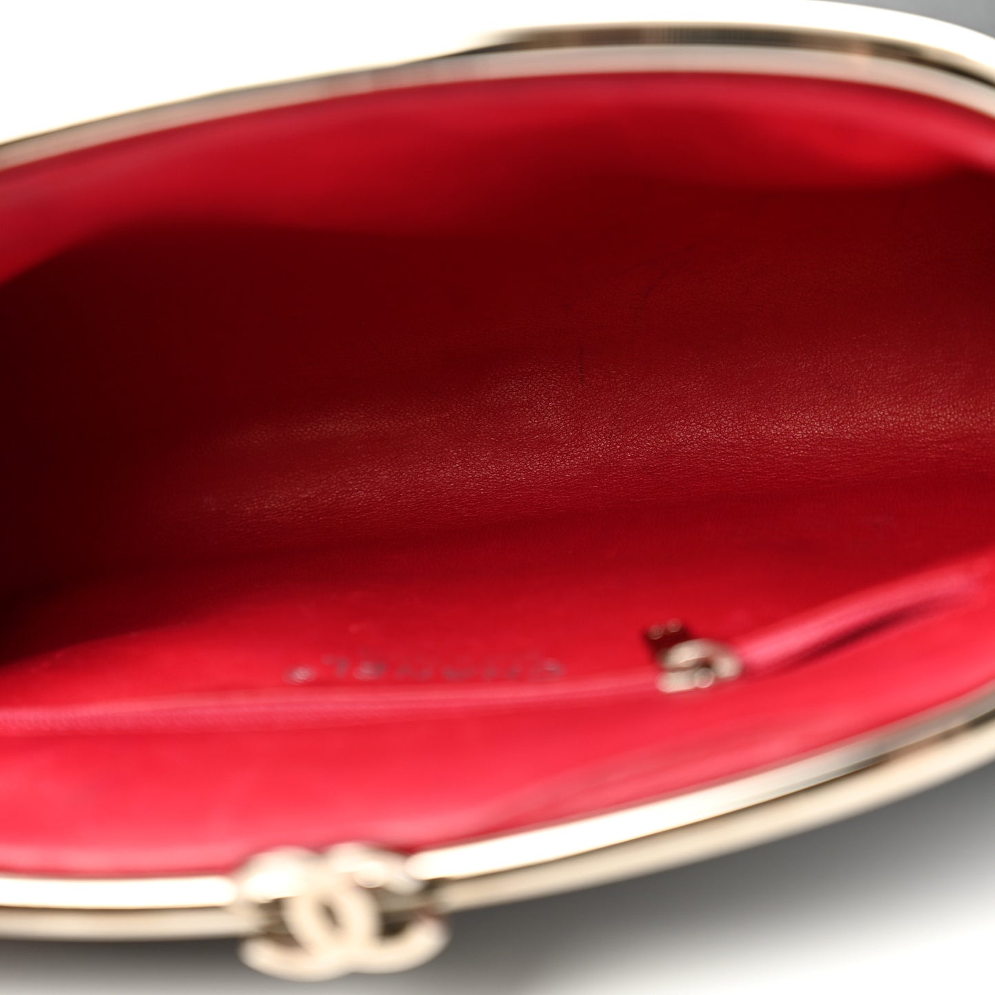 Glazed Snakeskin Timeless Clutch Black