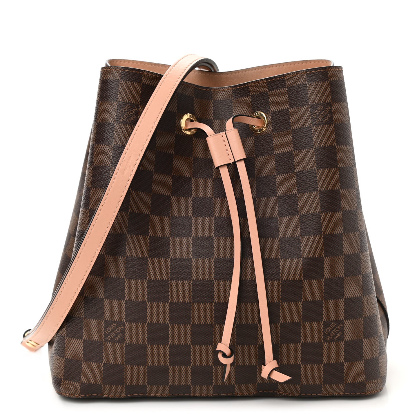 Damier Ebene Neonoe MM Venus Pink