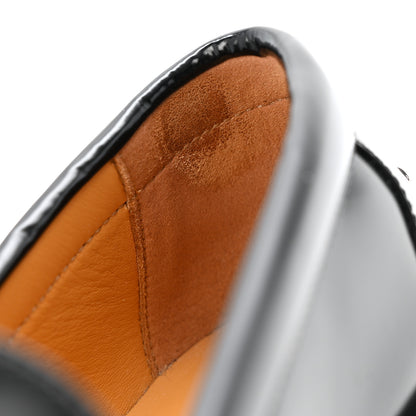 Christian Dior Brushed Calfskin Boy Platform Loafers 39.5 Black 10 of 11