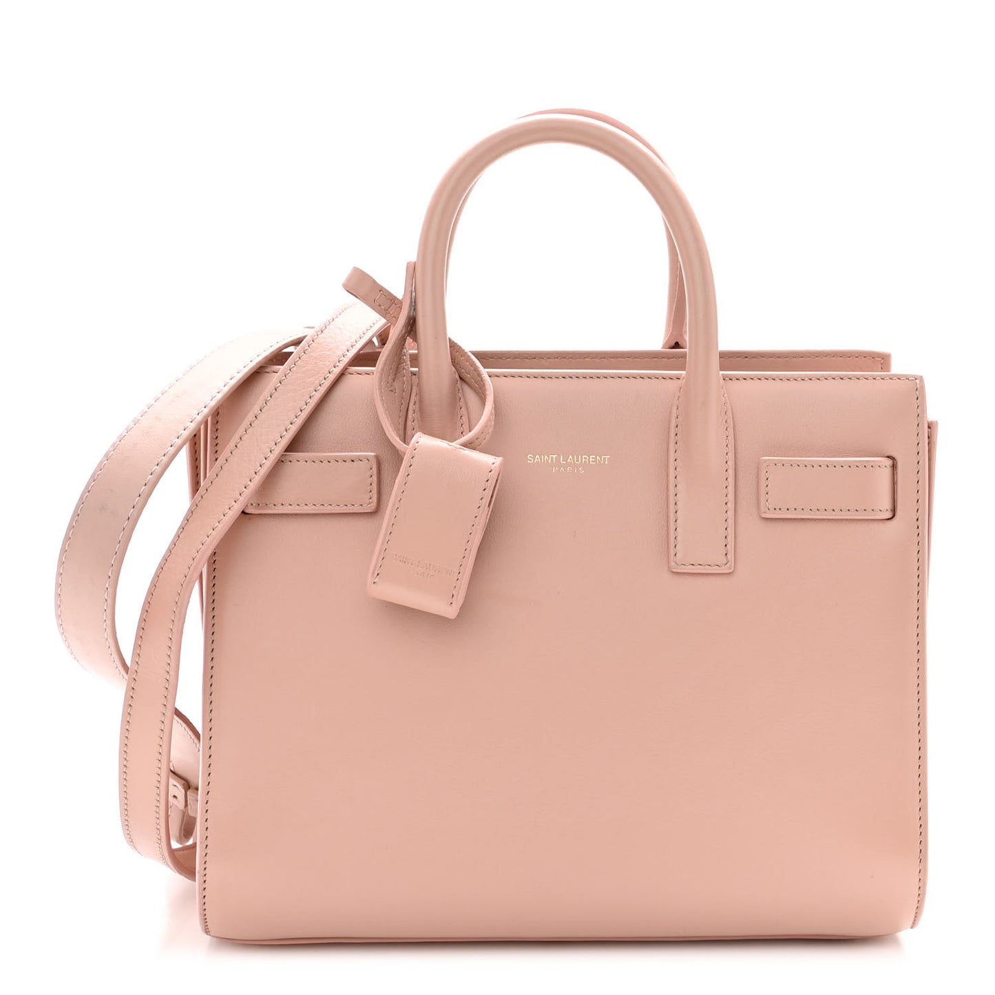 Calfskin Nano Sac De Jour Pale Pink