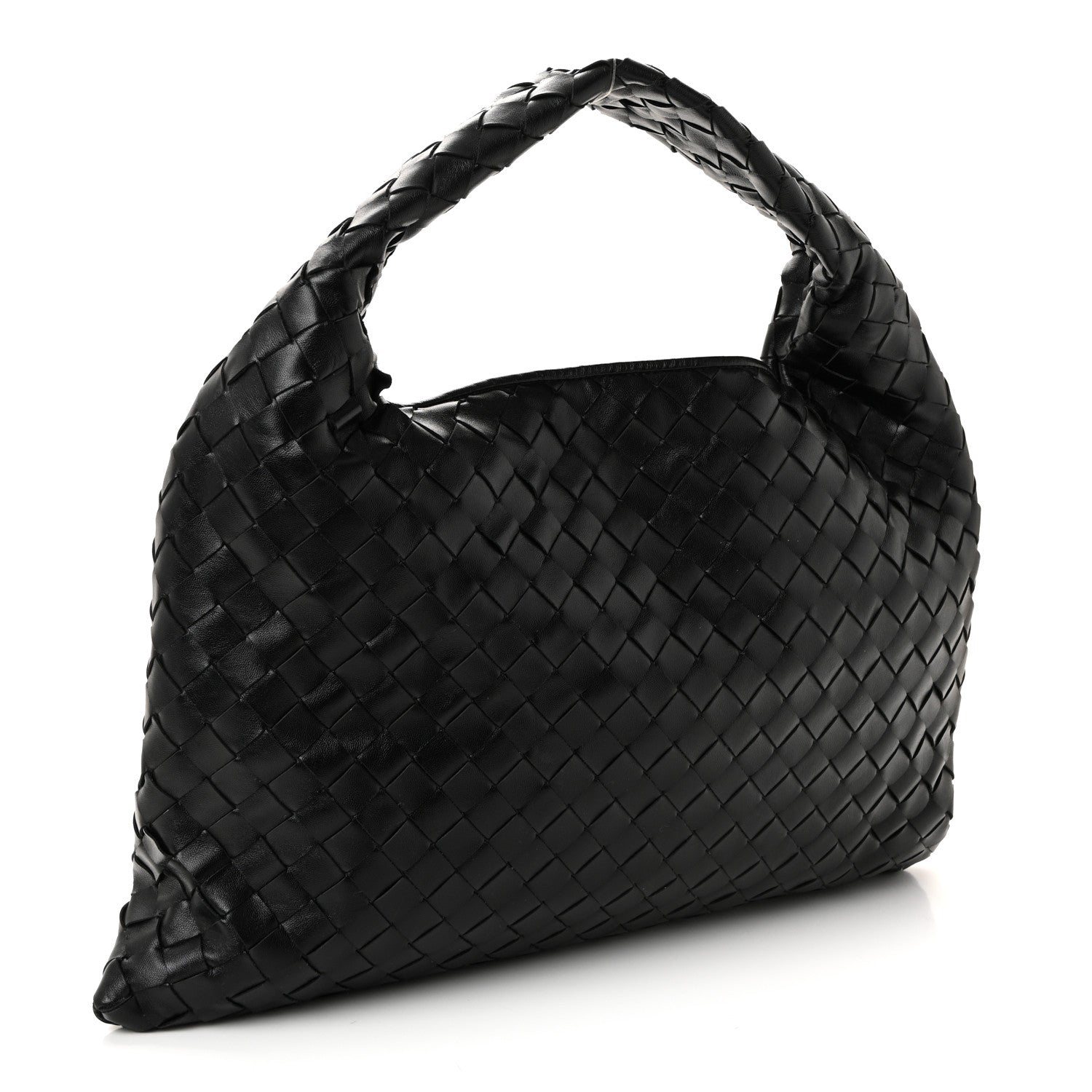 Bottega Veneta Calfskin Intrecciato Small Hop Black 3 of 10