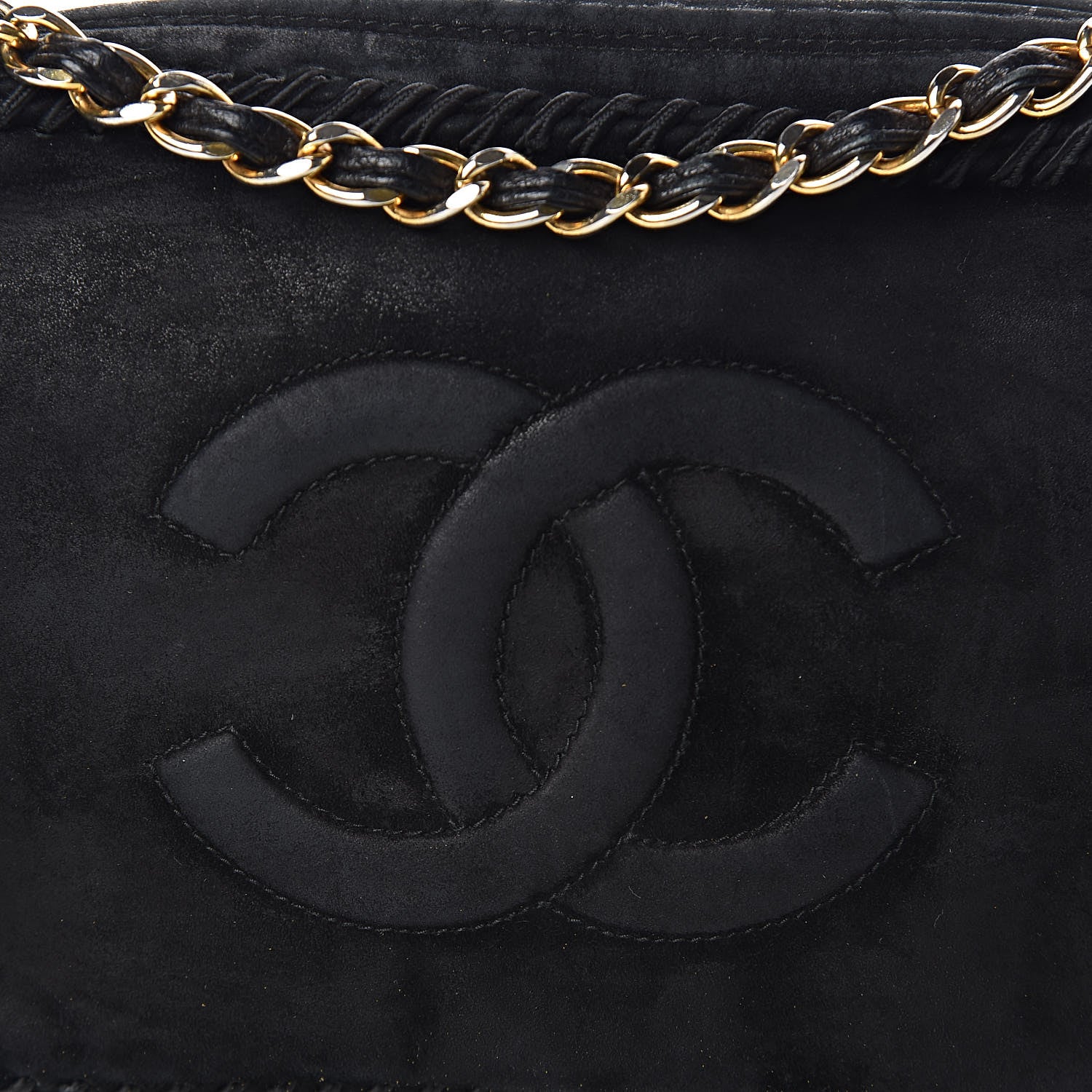 Chanel Suede CC Tassel Camera Case Black 13 of 13