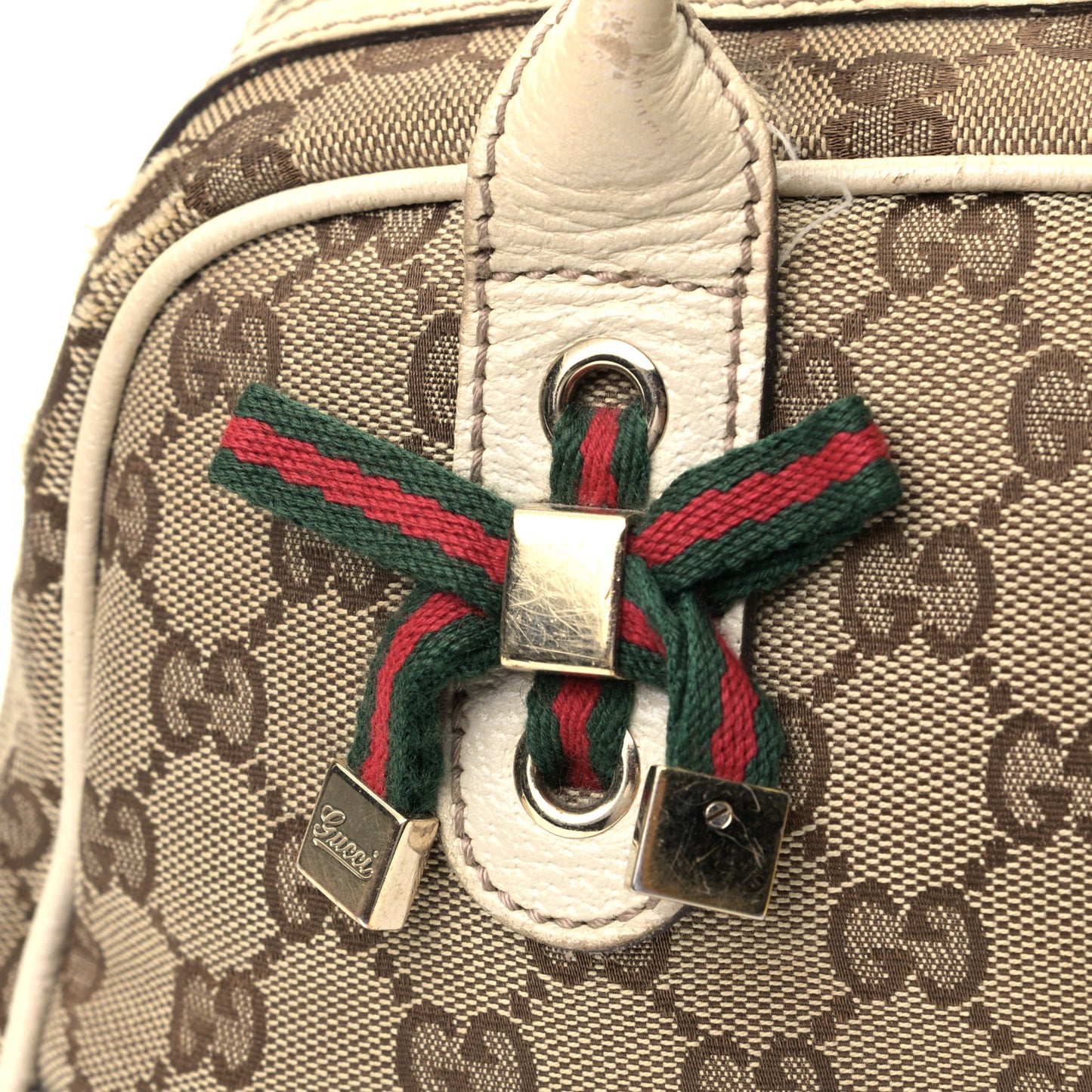 Monogram Small Princy Satchel Off White