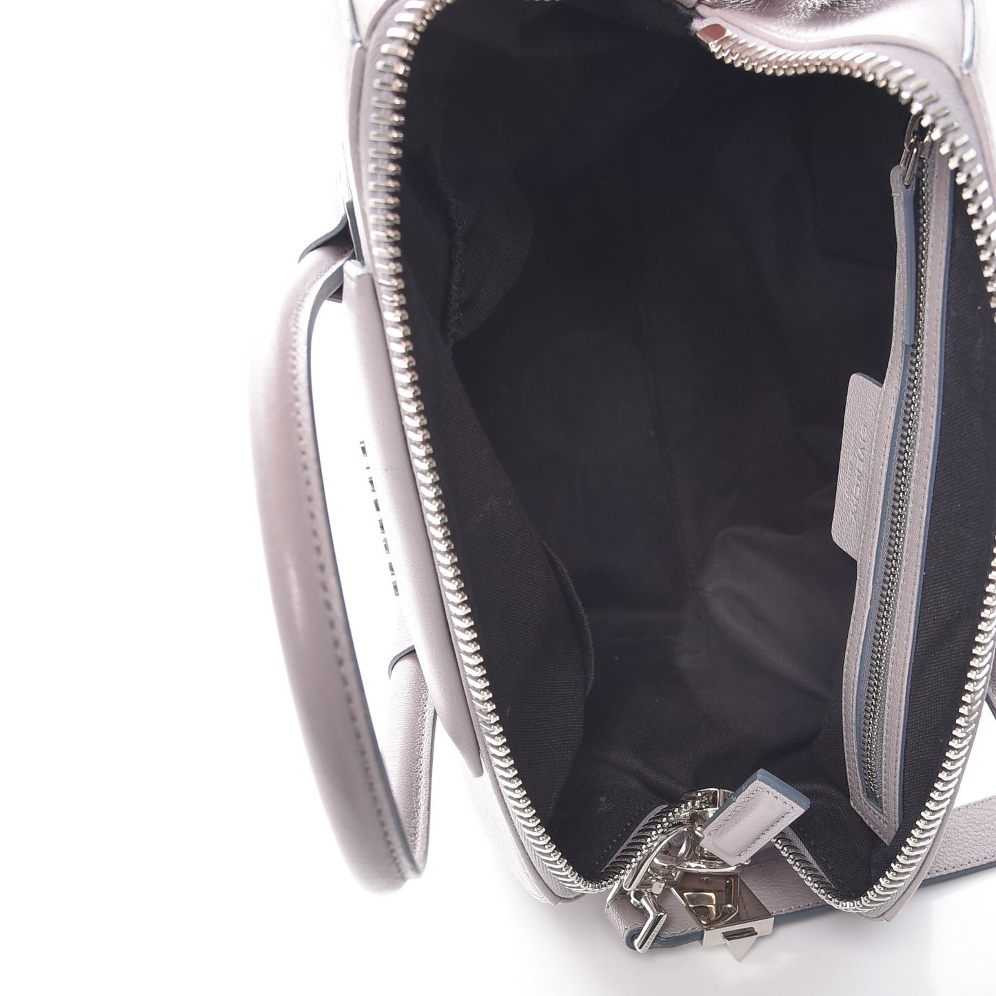 Sugar Goatskin Medium Antigona Pearl Grey