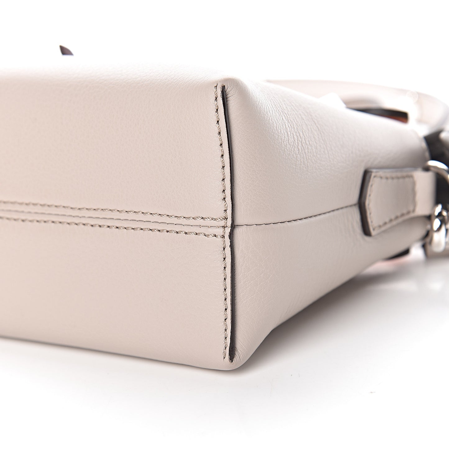 Vitello Dolce 4 Color Mini By The Way Boston Bag Grigio Polvere Arancio Multicolor