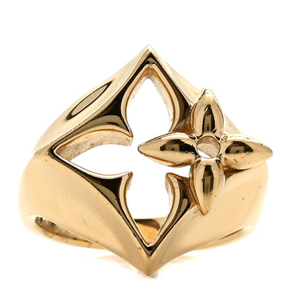 Louis Vuitton LV Flowergram Ring 63/10.25 Gold 1 of 6