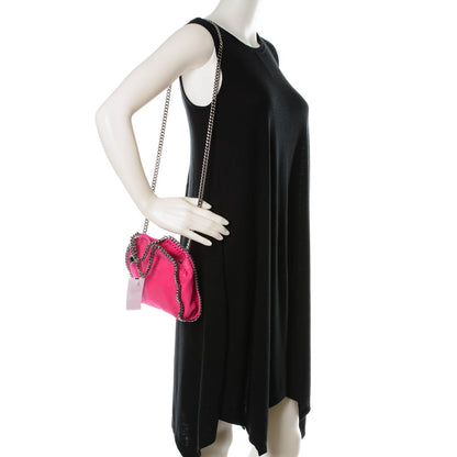 Stella McCartney Shaggy Deer Tiny Falabella Tote Hot Pink 2 of 8