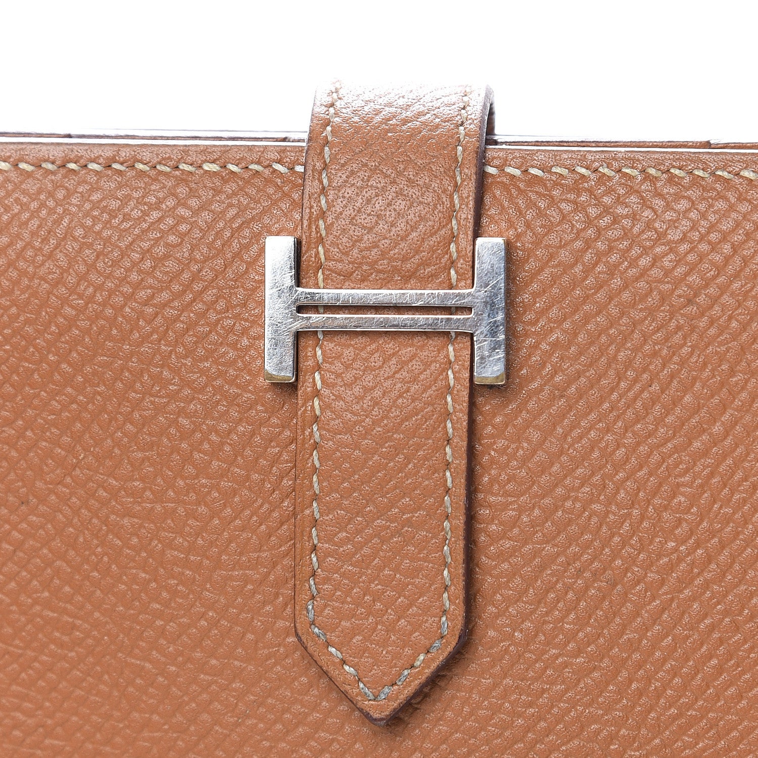 Hermes Epsom Bearn Gusset Wallet Gold 9 of 13