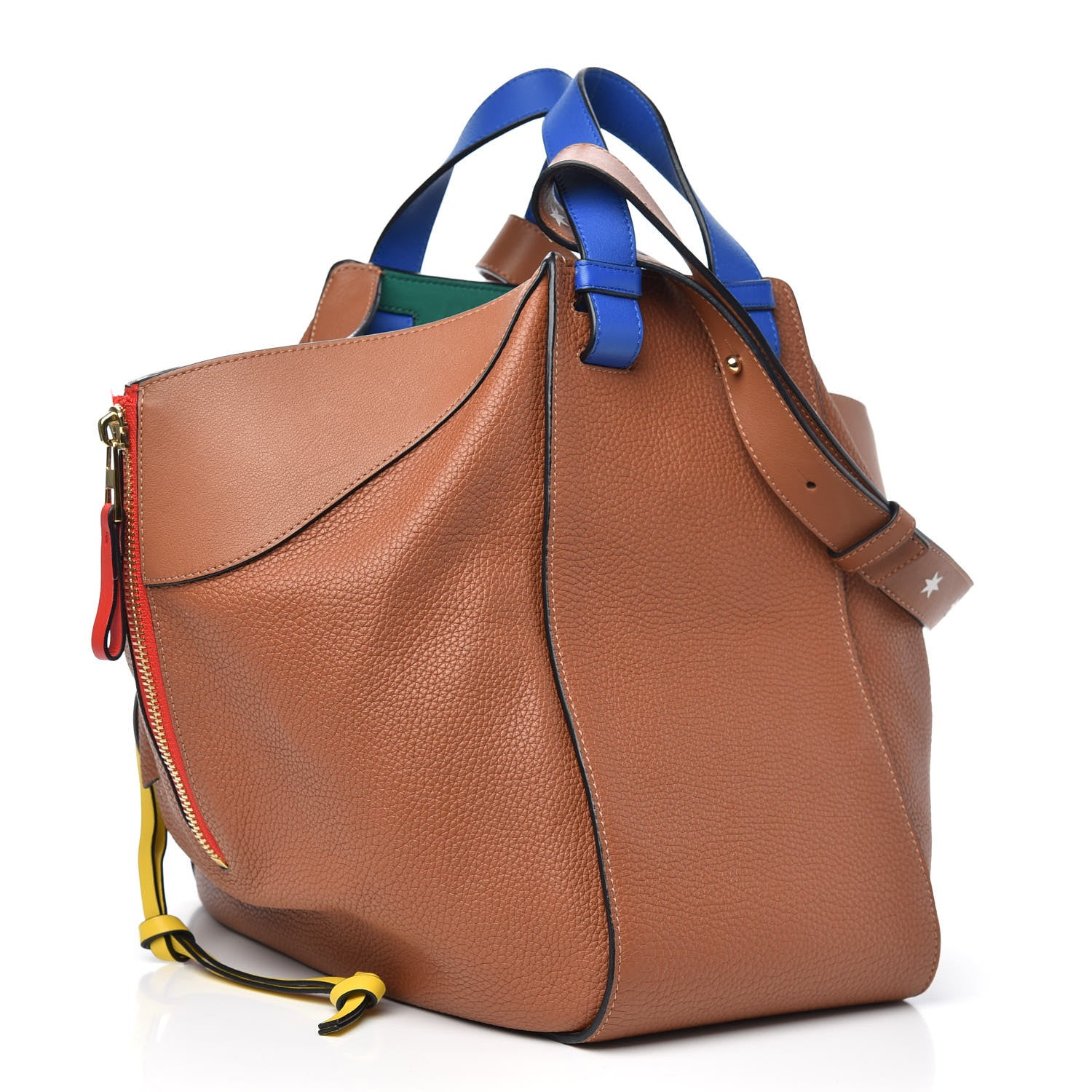 Loewe Calfskin Stars Hammock Shoulder Bag Tan 3 of 11