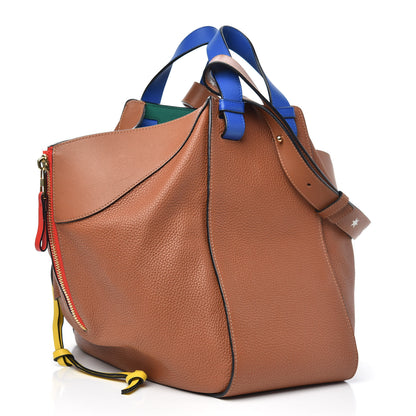 Loewe Calfskin Stars Hammock Shoulder Bag Tan 3 of 11