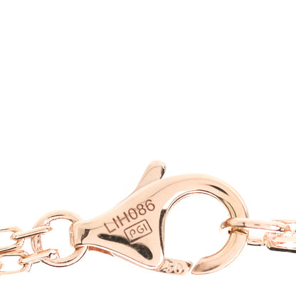Cartier 18K Pink Gold 2 Diamond LOVE Necklace 7 of 8