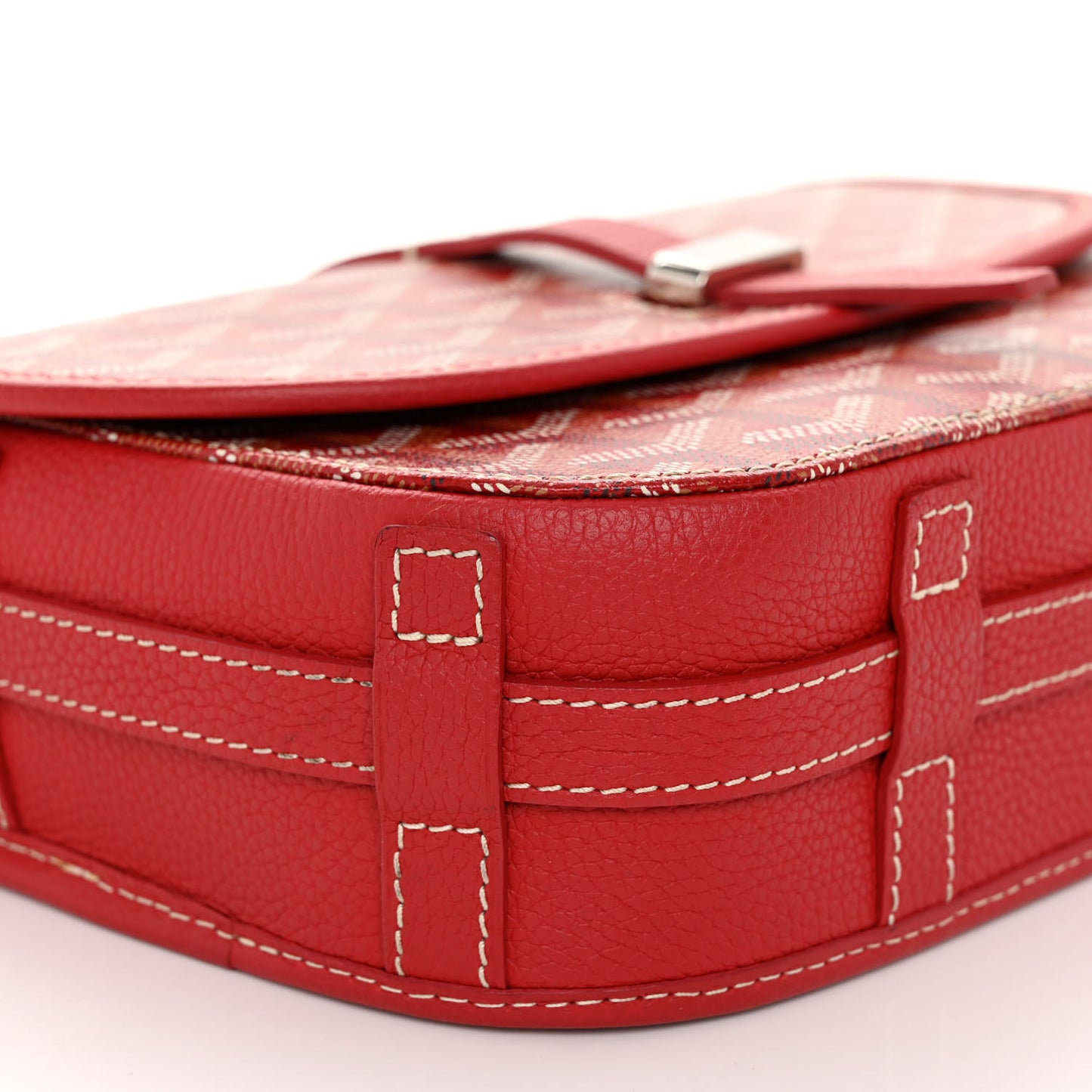 Goyardine Belvedere II PM Messenger Bag Red