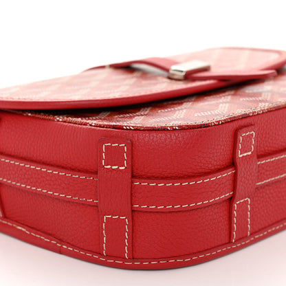 Goyard Goyardine Belvedere II PM Messenger Bag Red 8 of 9