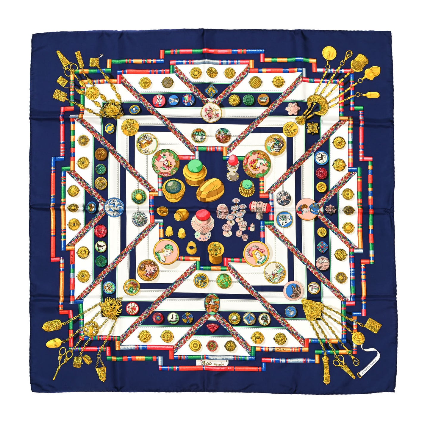 Silk Petite Main Scarf 90
