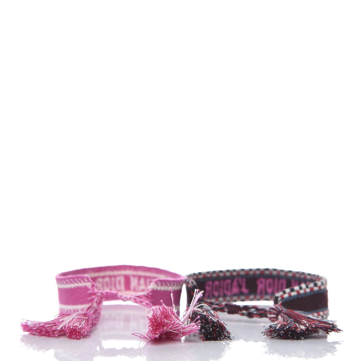 Christian Dior Woven Cotton J'Adior Friendship Bracelet Set Beige Multicolor 3 of 4