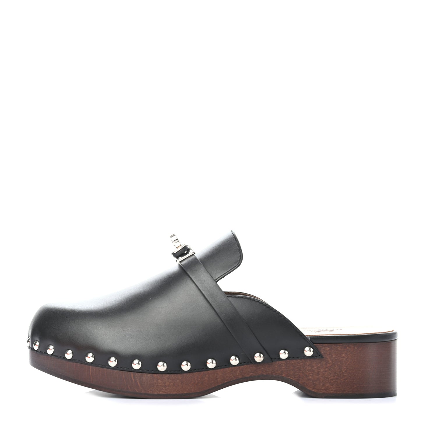 Calfskin Carlotta Mules 38 Black