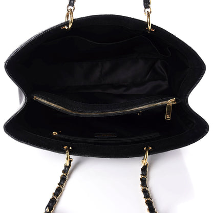 Chanel Caviar Quilted XL Grand Shopping Tote GST Black 5 of 11