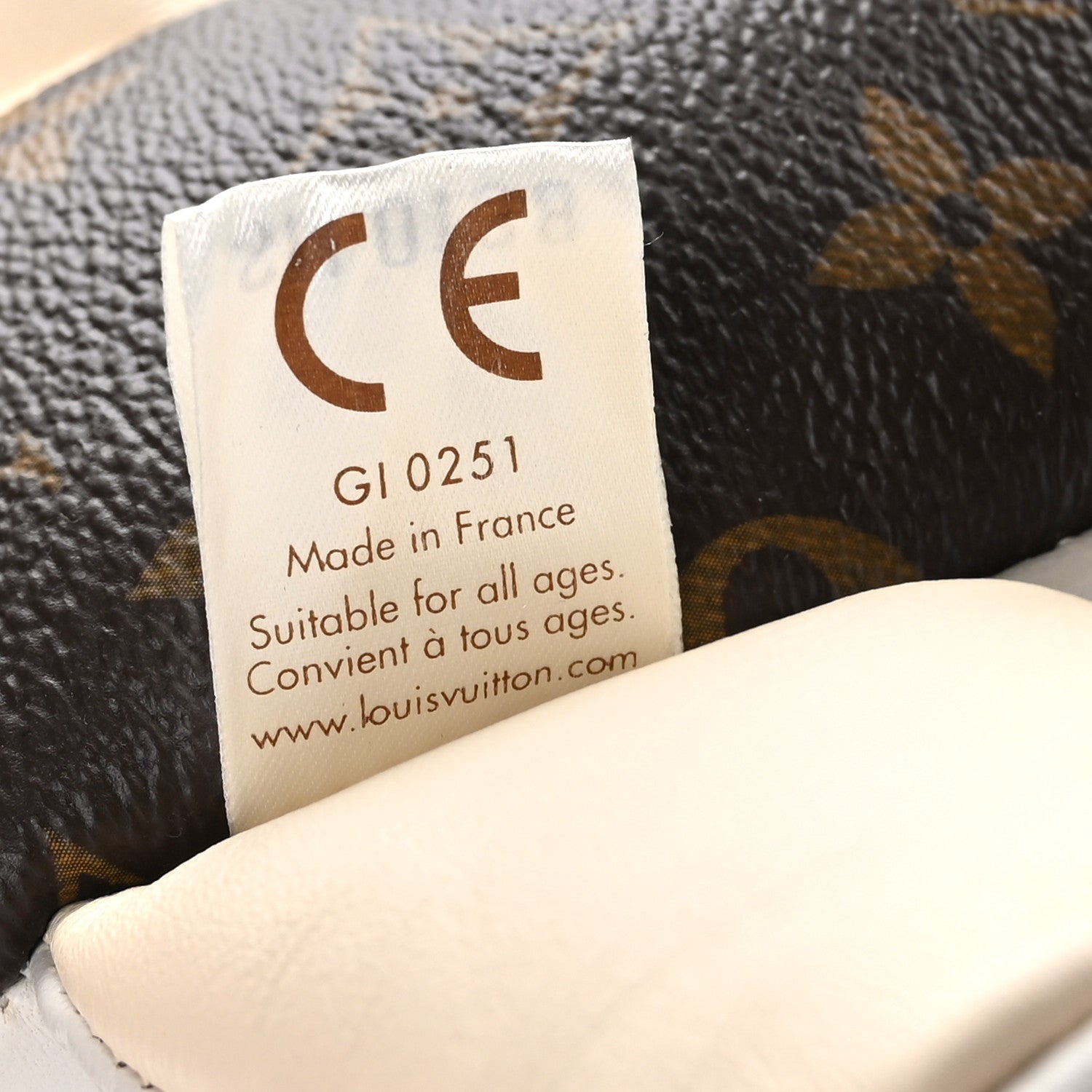 Louis Vuitton Calfskin Monogram Doudou Oscar Dog Beige 9 of 9