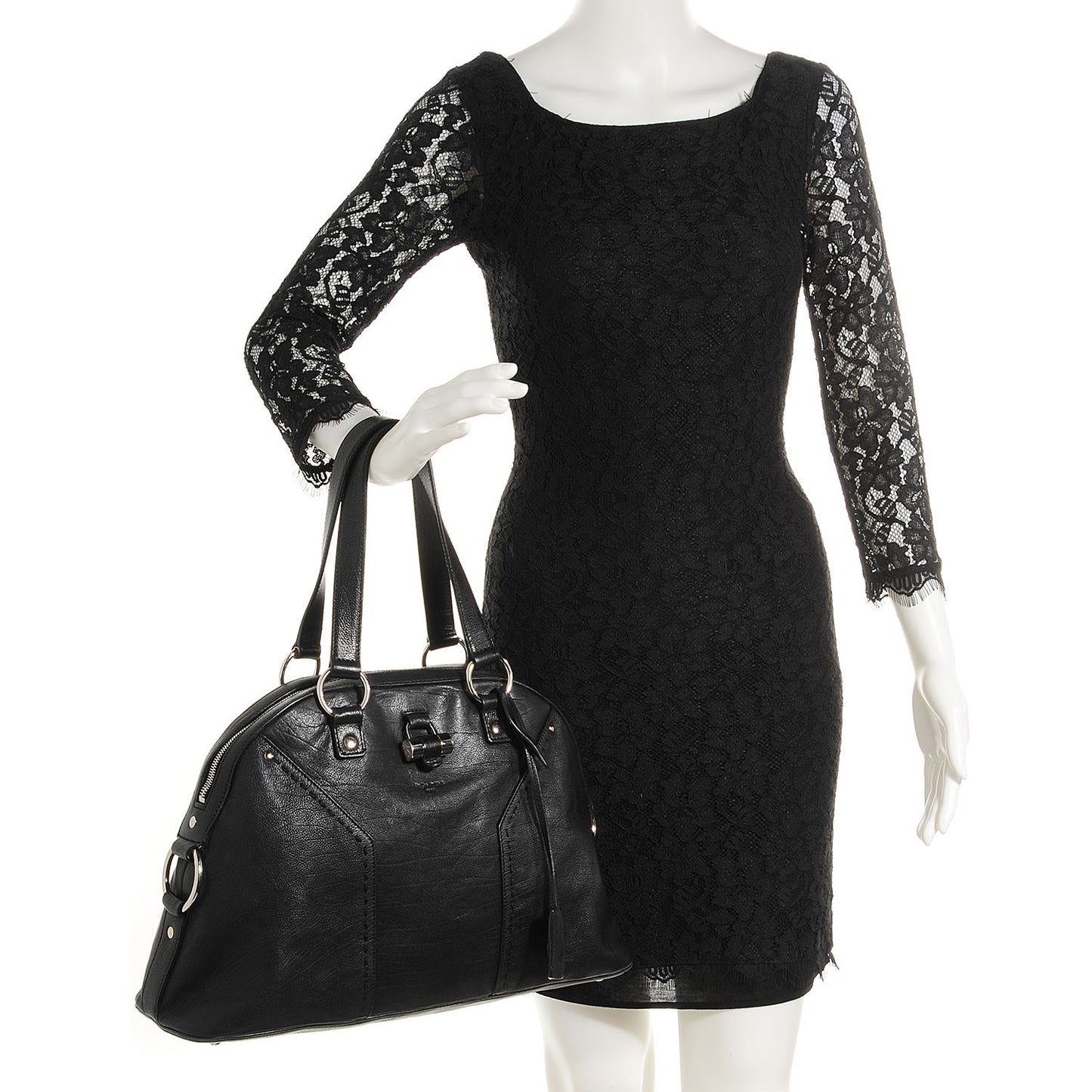 Calfskin Large Muse Black