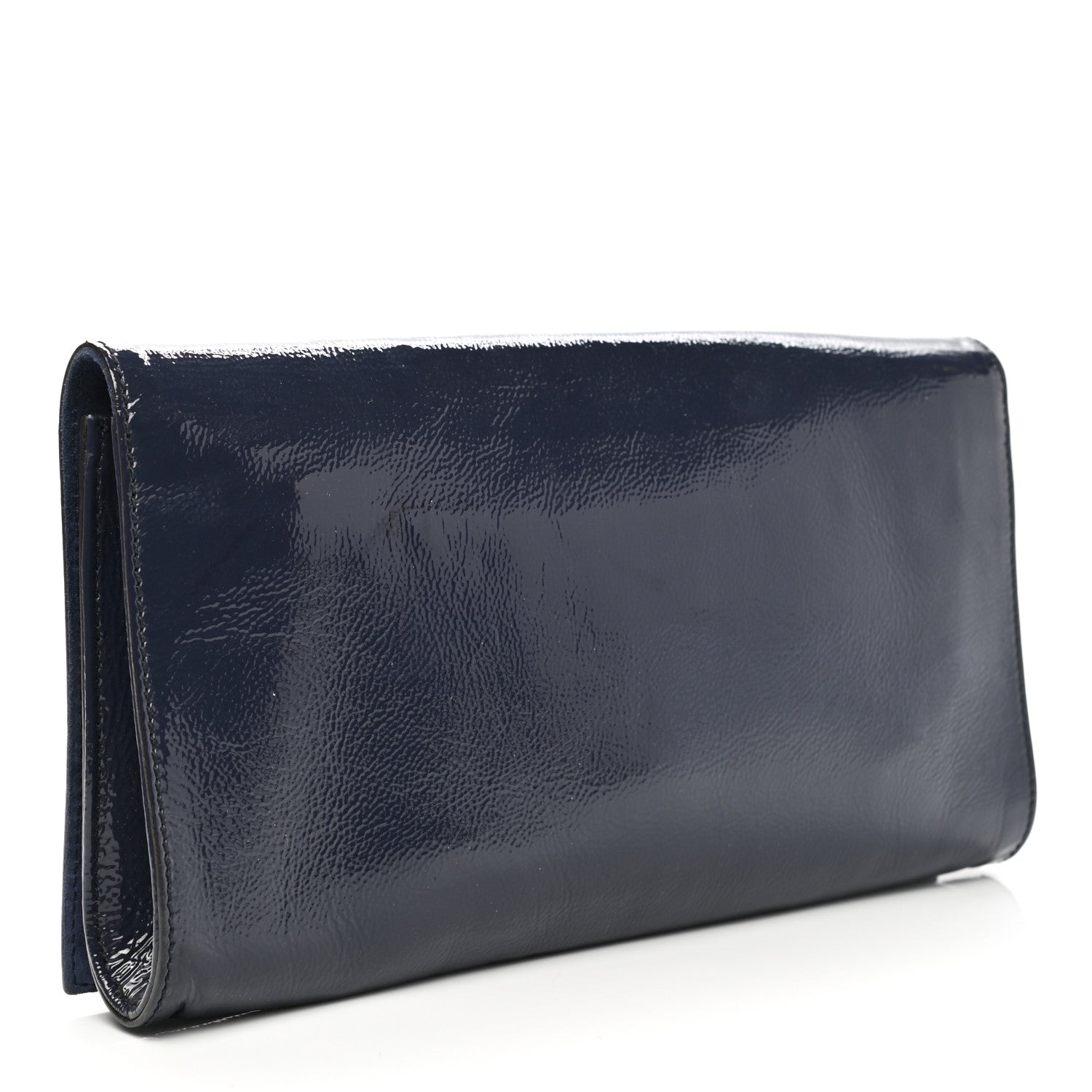 Gucci Soft Patent Medium Soho Clutch Uniform Blue 9 of 9