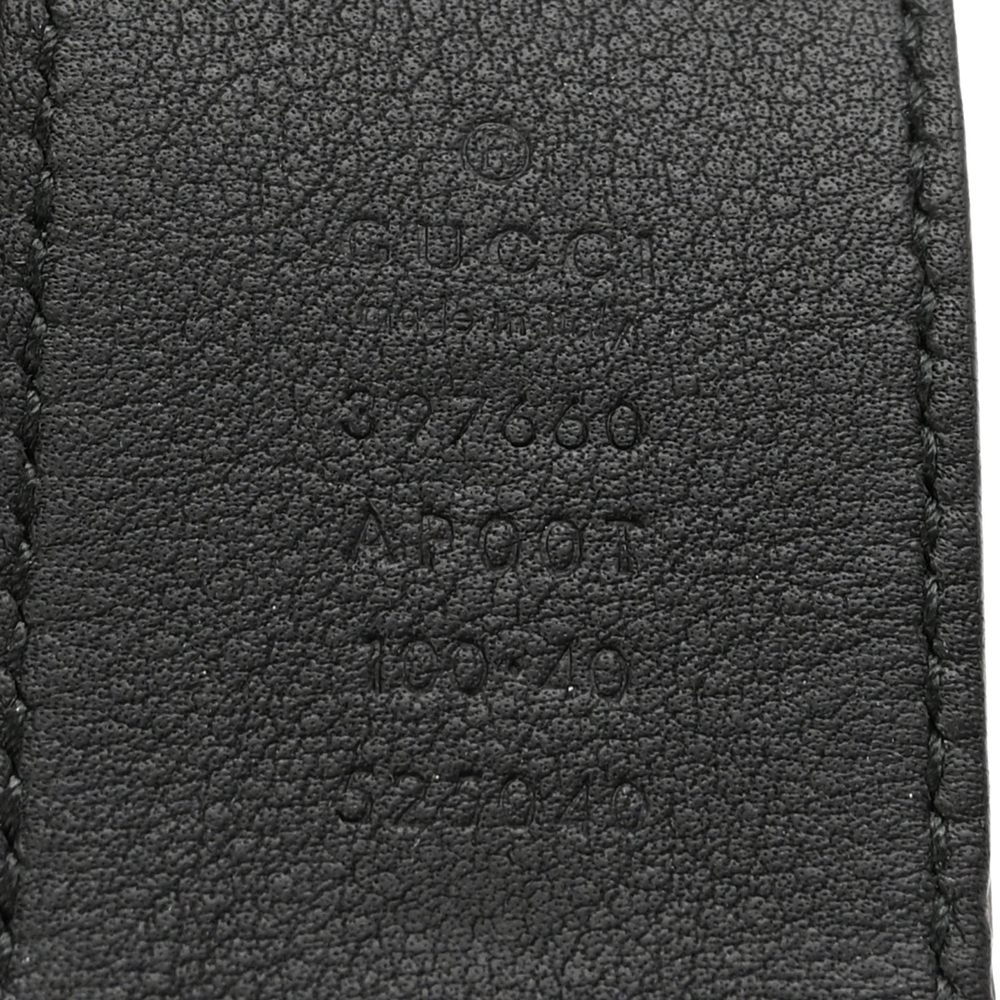 Calfskin Double G 40mm Belt 100 40 Black