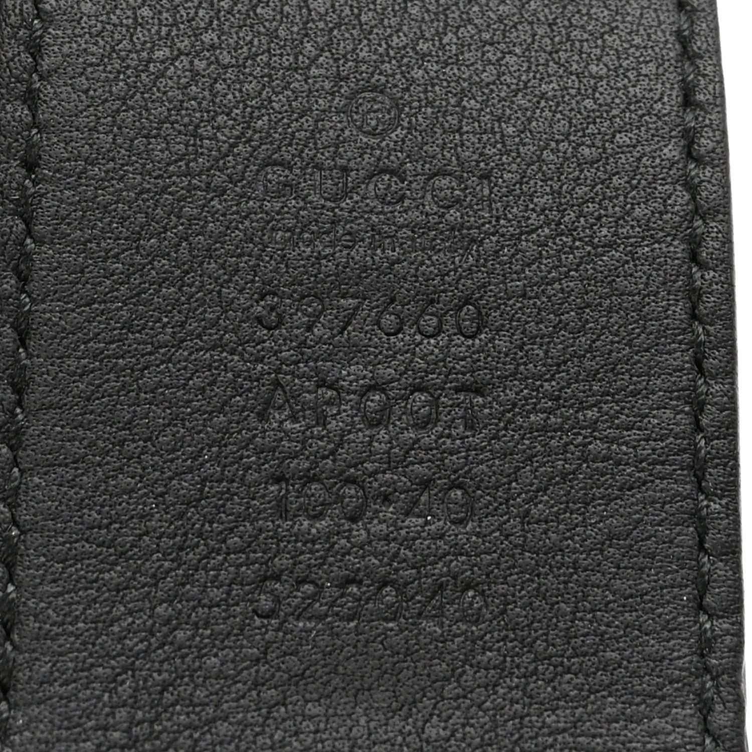 Gucci Calfskin Double G 40mm Belt 100 40 Black 5 of 6