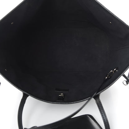 Louis Vuitton Epi Neverfull MM Black 6 of 26