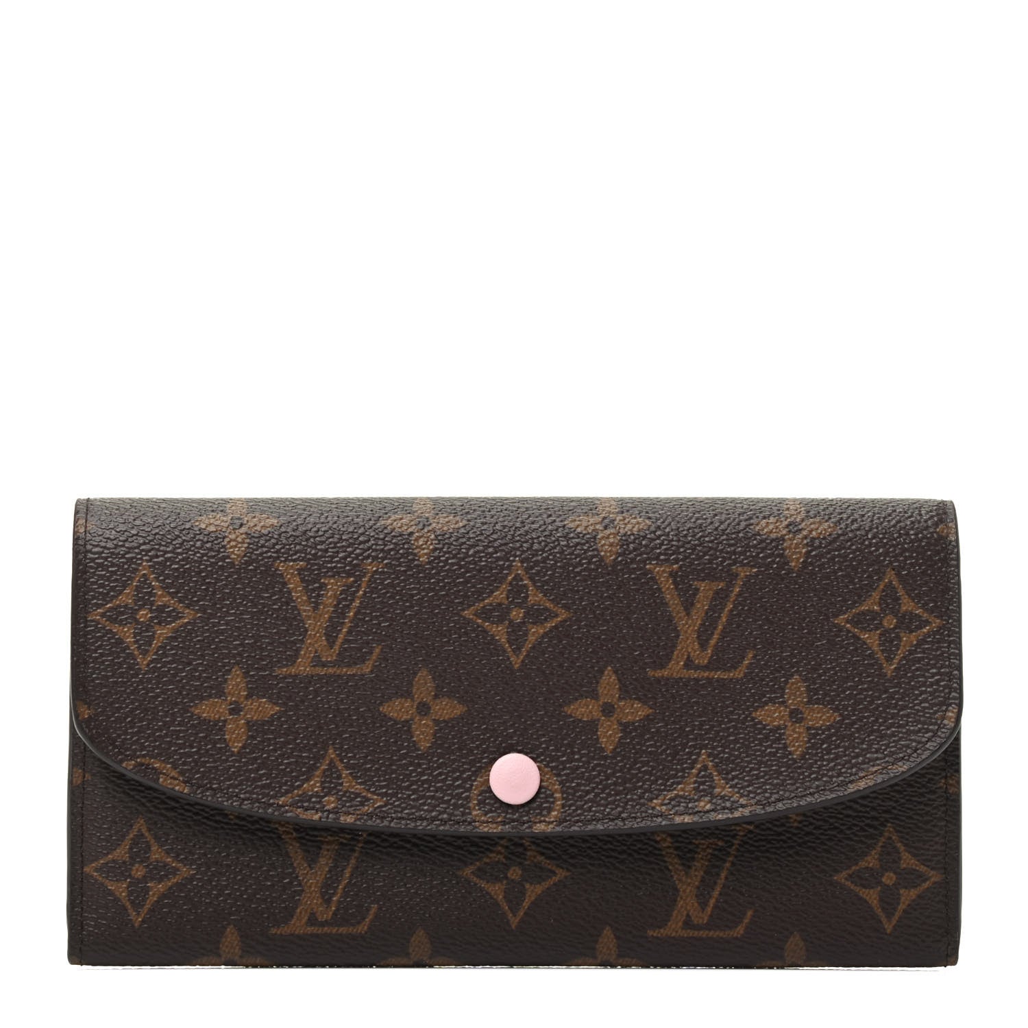 Louis Vuitton Monogram Emilie Wallet Rose Ballerine 1 of 7