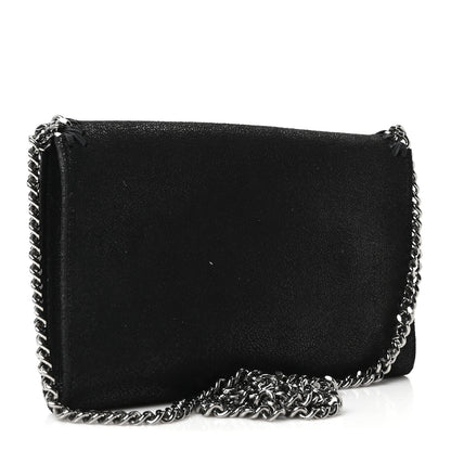 Stella McCartney Shaggy Deer Mini Falabella Crossbody Bag Black 3 of 9