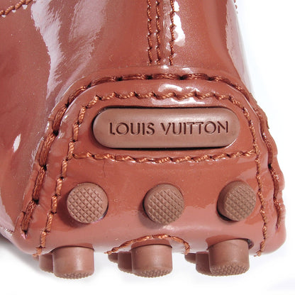 Louis Vuitton Patent Oxford Ballerina Flats Rose Velours 39.5 7 of 7