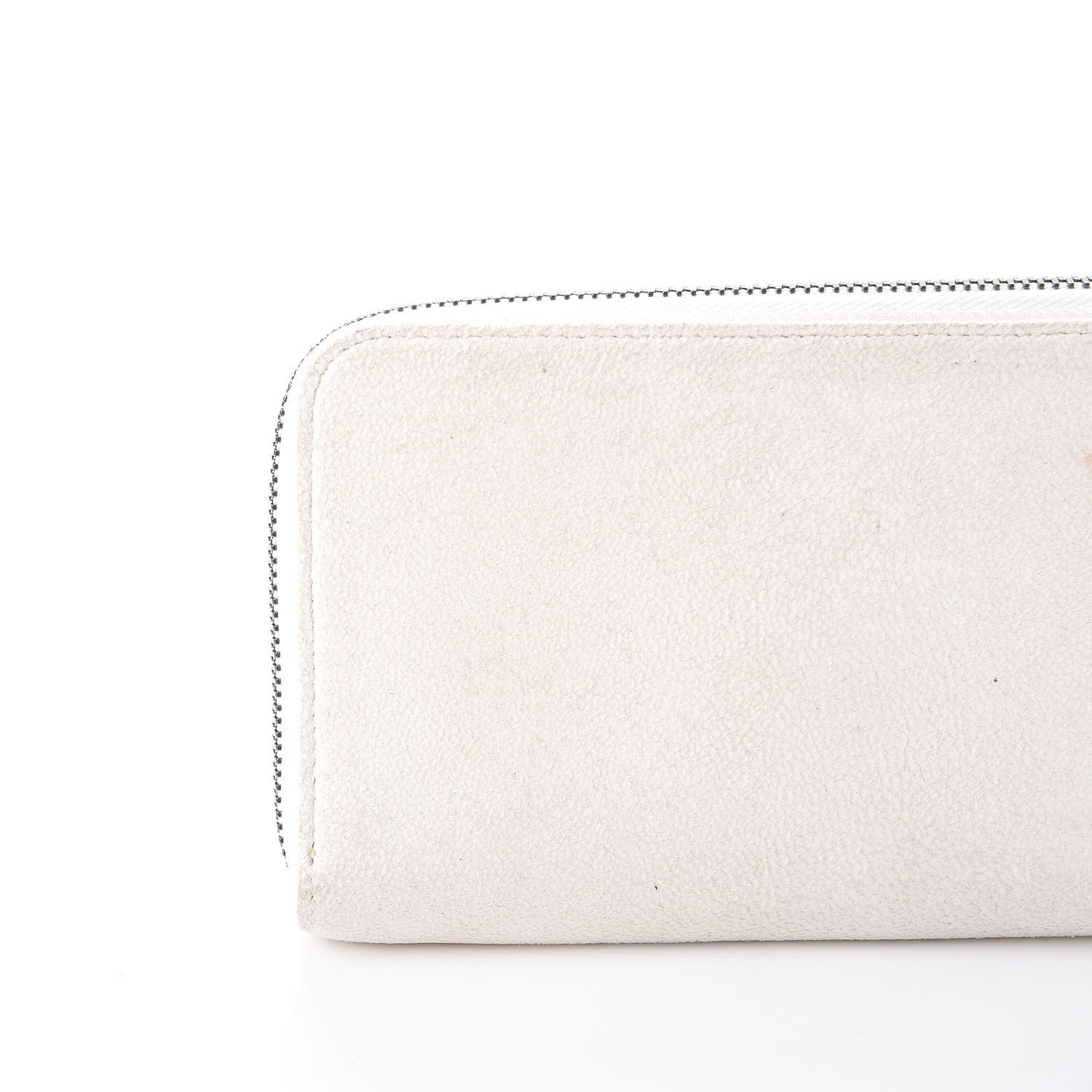 Shaggy Deer Falabella Zip Around Wallet White
