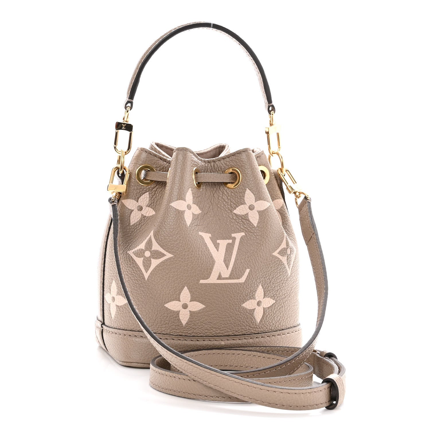 Louis Vuitton Empreinte Monogram Giant Nano Noe Tourterelle Creme 2 of 7