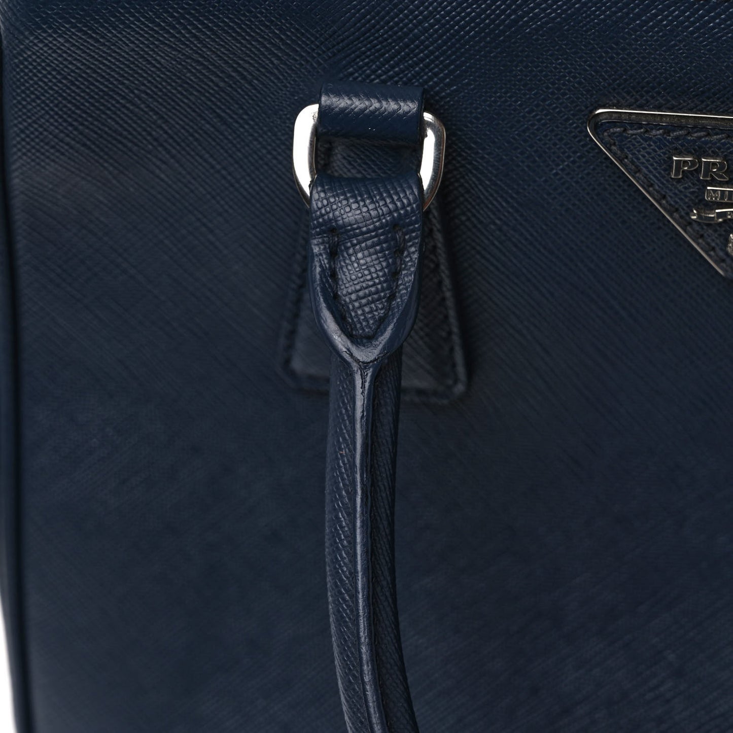 Saffiano Vernice Mini Galleria Double Zip Tote Baltico